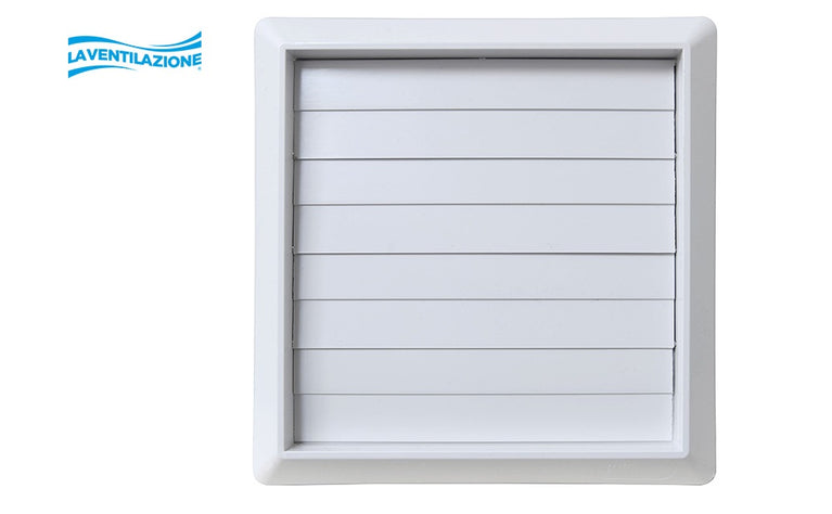 Grelha de Saida PVC - Abas Móveis