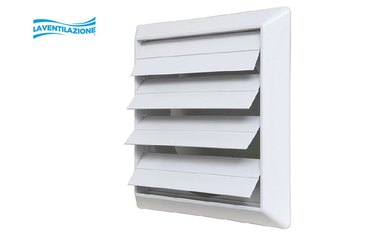 Grelha de Saida PVC - Abas Móveis