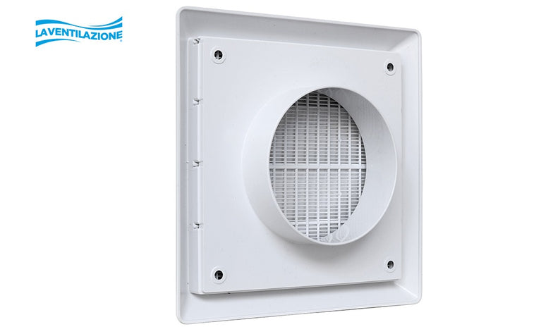 Grelha de Saida PVC - Abas Móveis