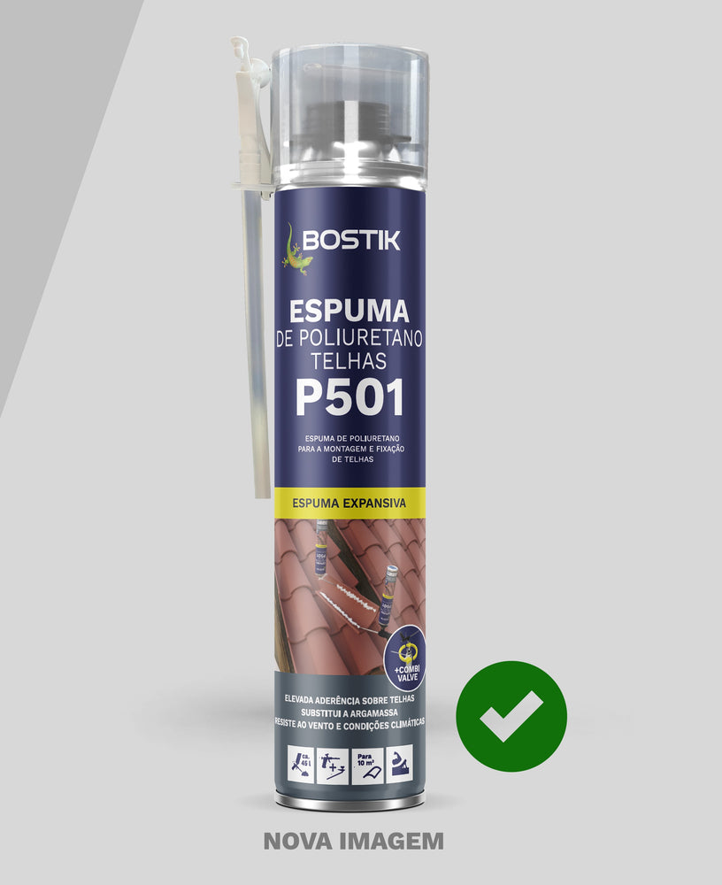 P501 Espuma de Poliuretano Telhas - 750ml - BOSTIK
