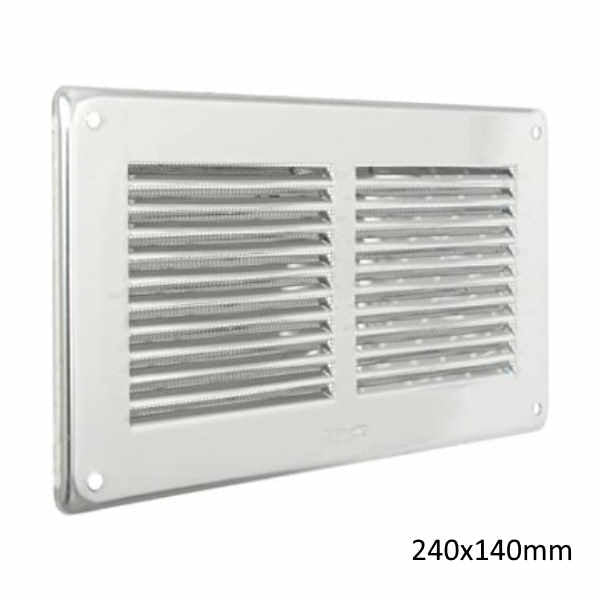 Grelhas de Ventilação Inox Retangulares