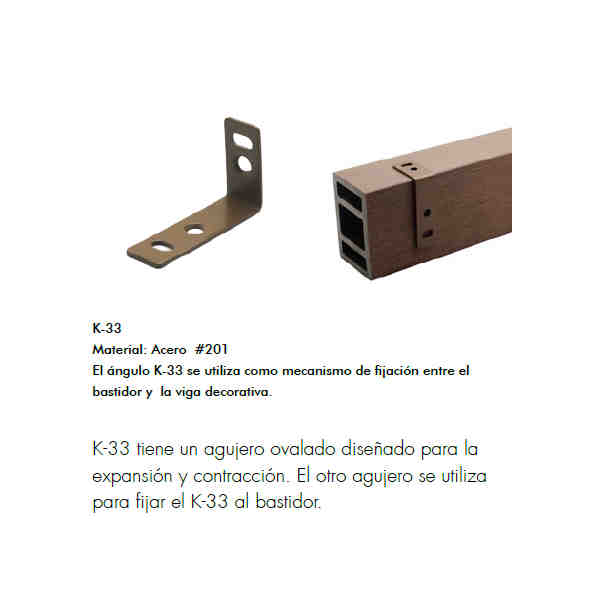 Viga em WPC - UH17 e UH26