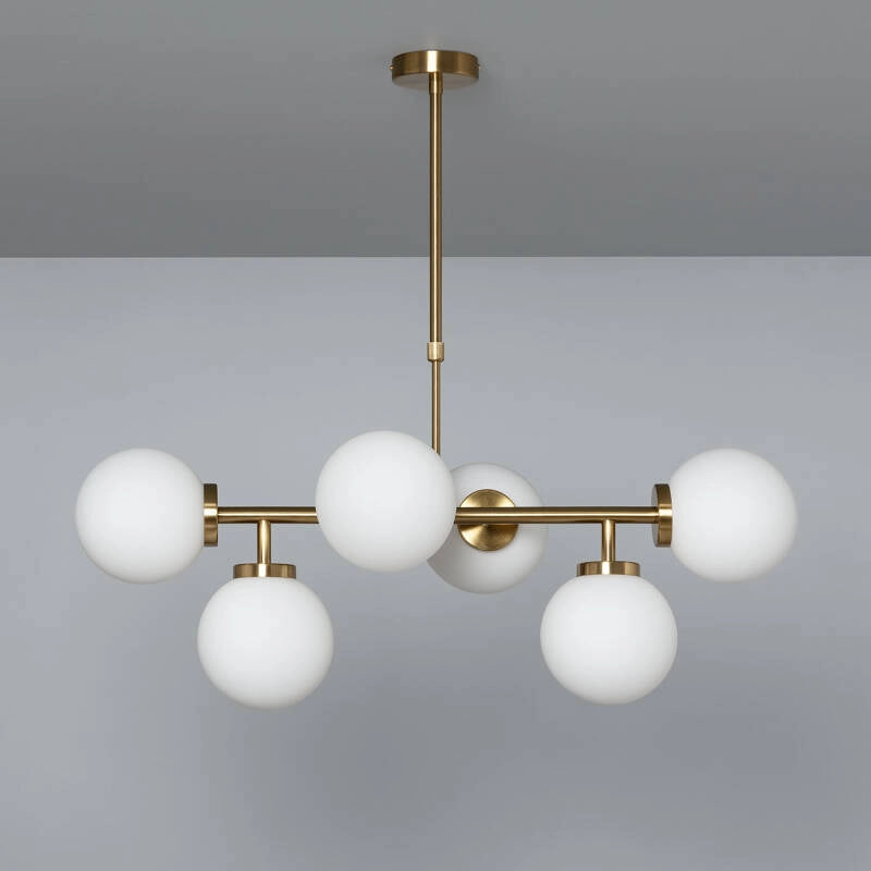 Candeeiro Suspenso Metal e Vidro Lautrec