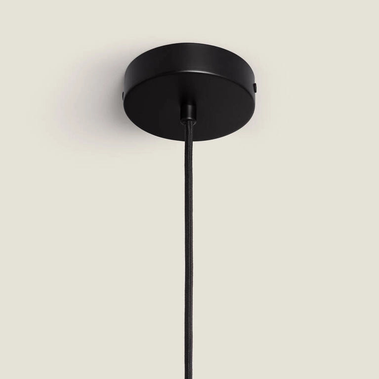 Candeeiro Suspenso Metal e Vidro Moonlight - dourado