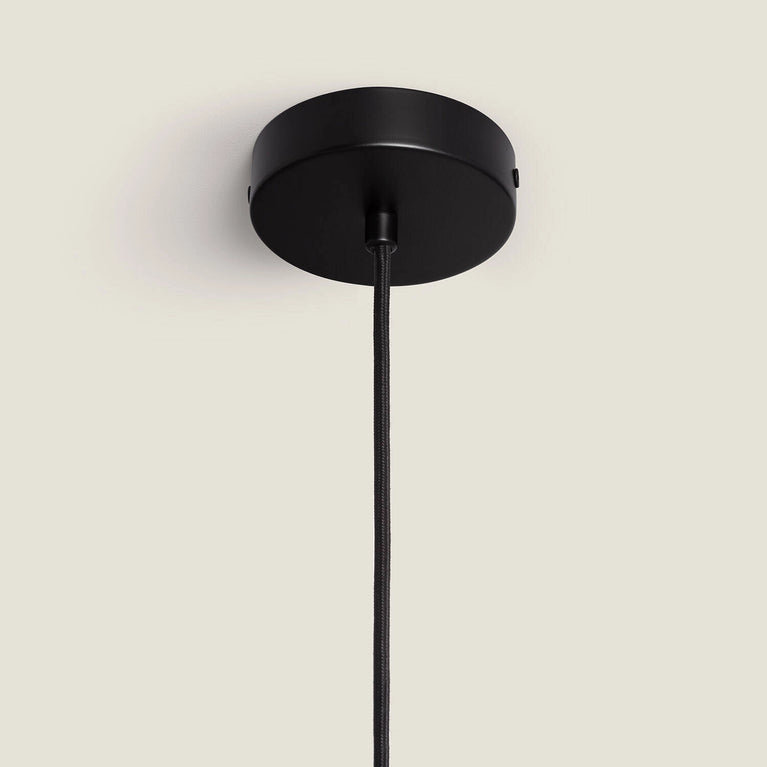 Candeeiro Suspenso Metal e Madeira Arbat