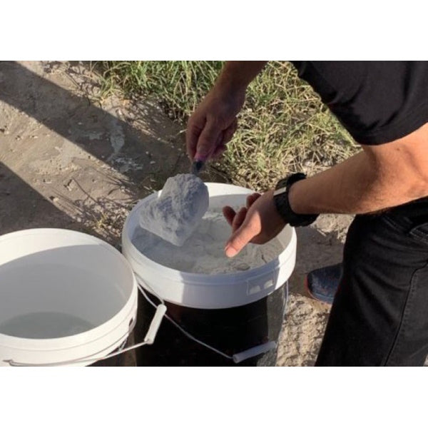 Colher espátula bimatéria estuque/microcimento