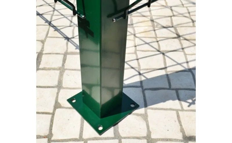 Base Metálica - Poste Plastificado