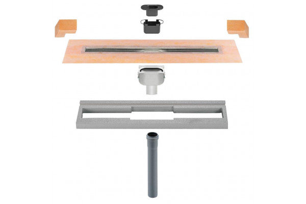 Ralo de escoamento em linha - Kerdi-line V - SCHLÜTER