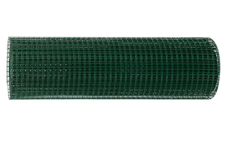 Rede Eletrosoldada Plastificada Verde Quadrada