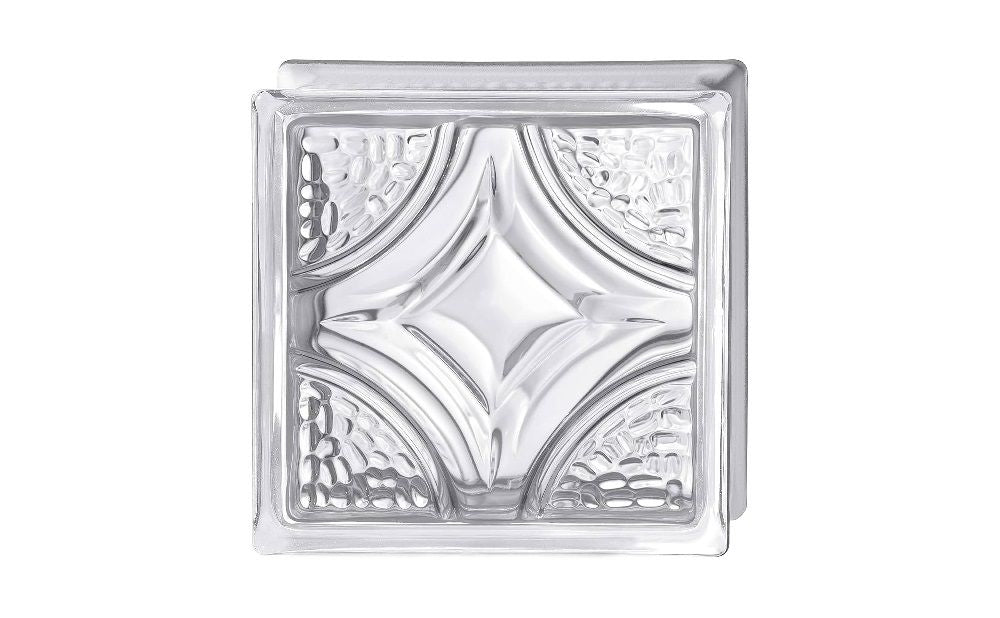 Bloco de vidro Rombo - 6 unidades