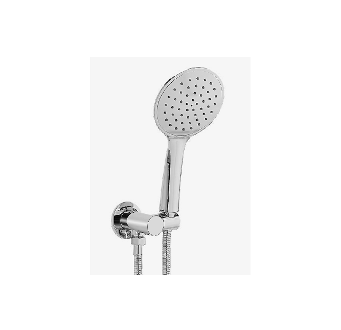 Kit de Chuveiro c/ Suporte Regulável Redondo - Linha STAR