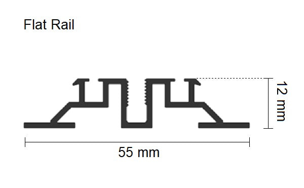 Flat Rail Ripex® - Perfil de Aluminio