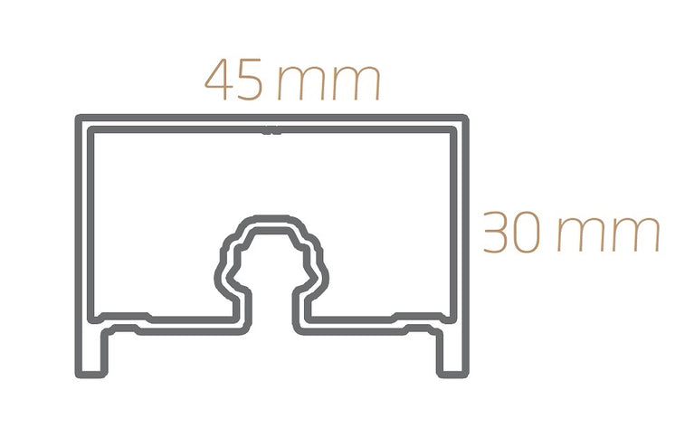 Flat Rail Ripex® - Perfil de Aluminio