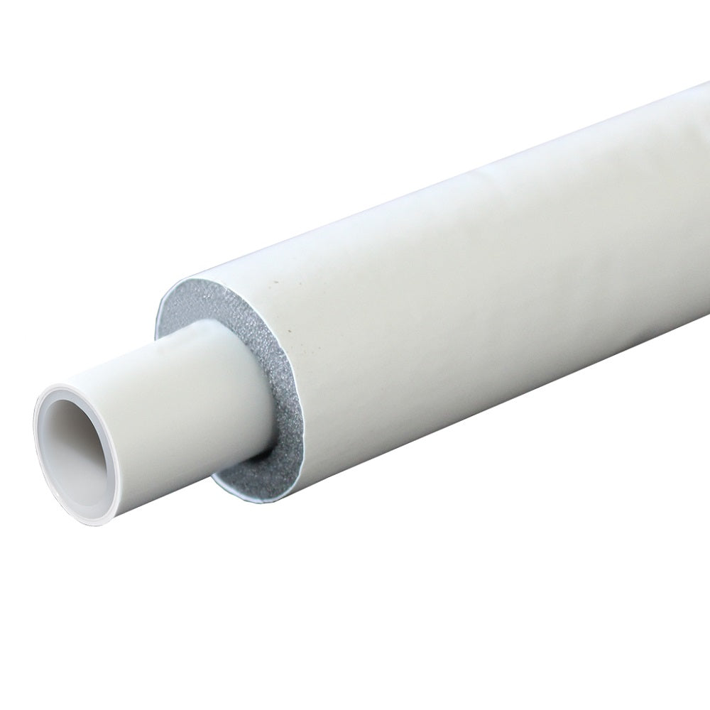 Tubo Multicapa PE-AL-PEX + Tubo Isolante Branco