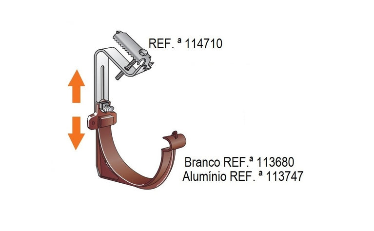 Acessórios para caleiras em PVC - modelo 125
