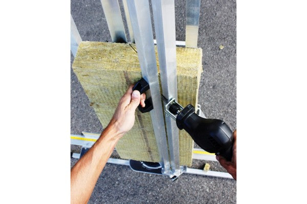 Mesa tábua de corte para lã de rocha e outros isolamentos minerais