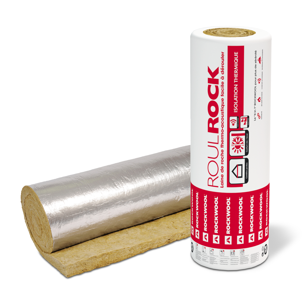 Lã de Rocha Rockwool - Roulrock ALU