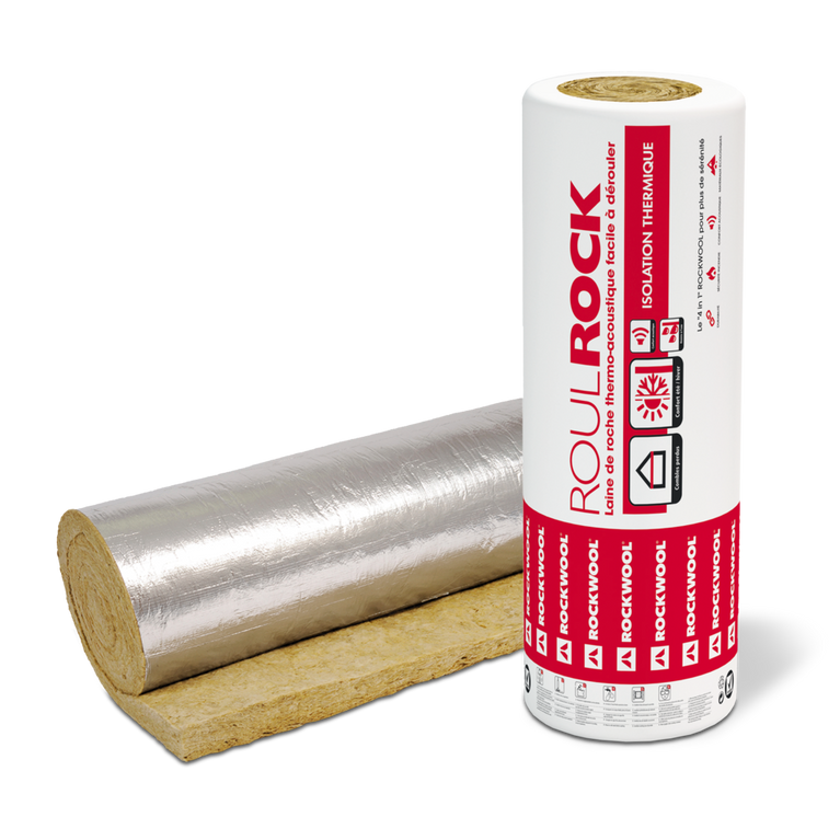 Lã de Rocha Rockwool - Roulrock ALU
