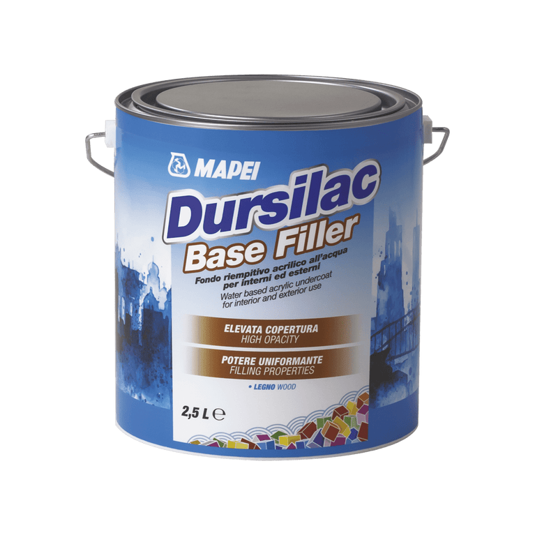 Dursilac Base Filler Branco - Mapei - 0.75 litros