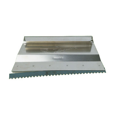 Espátula com suporte para lâminas dentadas
