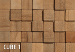 Painel Madeira CUBE - REVESTHE