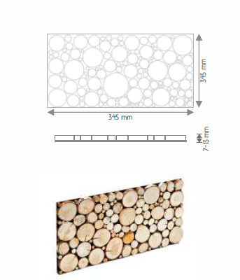 Painel Madeira PURE - REVESTHE
