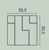 Revestimento 3D - W102 Cubi - ORAC