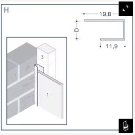 Perfil H - Rockpanel