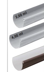 Acessórios para caleiras em PVC - modelo 125