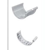 Acessórios para caleiras em PVC - modelo 125
