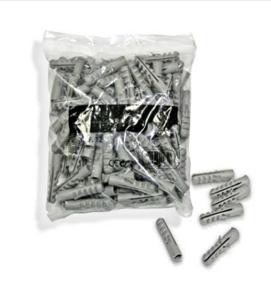 Bucha plástica - caixa 100 uni.