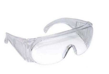 Óculos de proteção transparentes