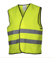 Colete de segurança amarelo - Cat I