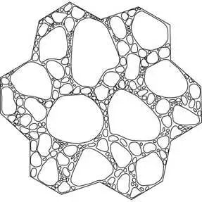 Molde garden stone