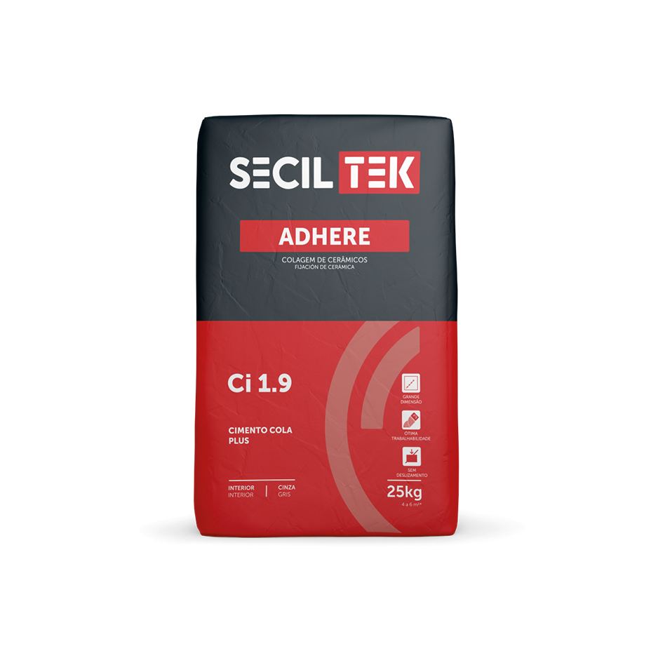 Cimento cola - ADHERE Ci 1.9 - 25kg - SECIL