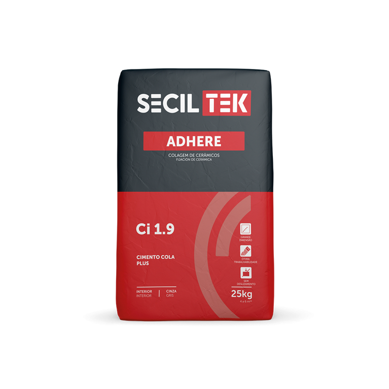Cimento cola - ADHERE Ci 1.9 - 25kg - SECIL