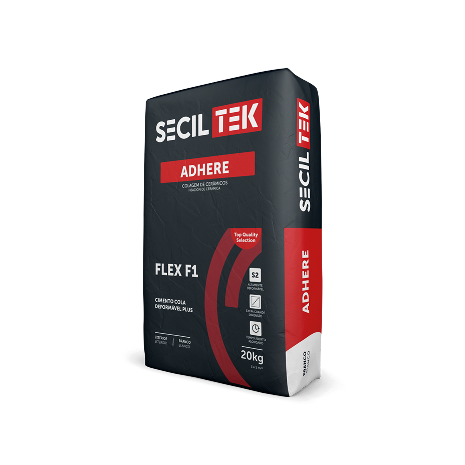 Cimento cola - ADHERE FLEX F1 Branco - 25kg - SECIL