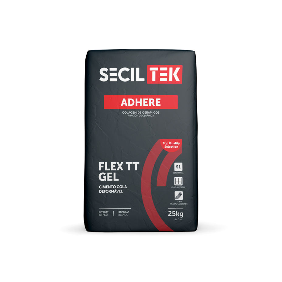 Cimento cola - ADHERE FLEX TT Gel - 25kg - SECIL