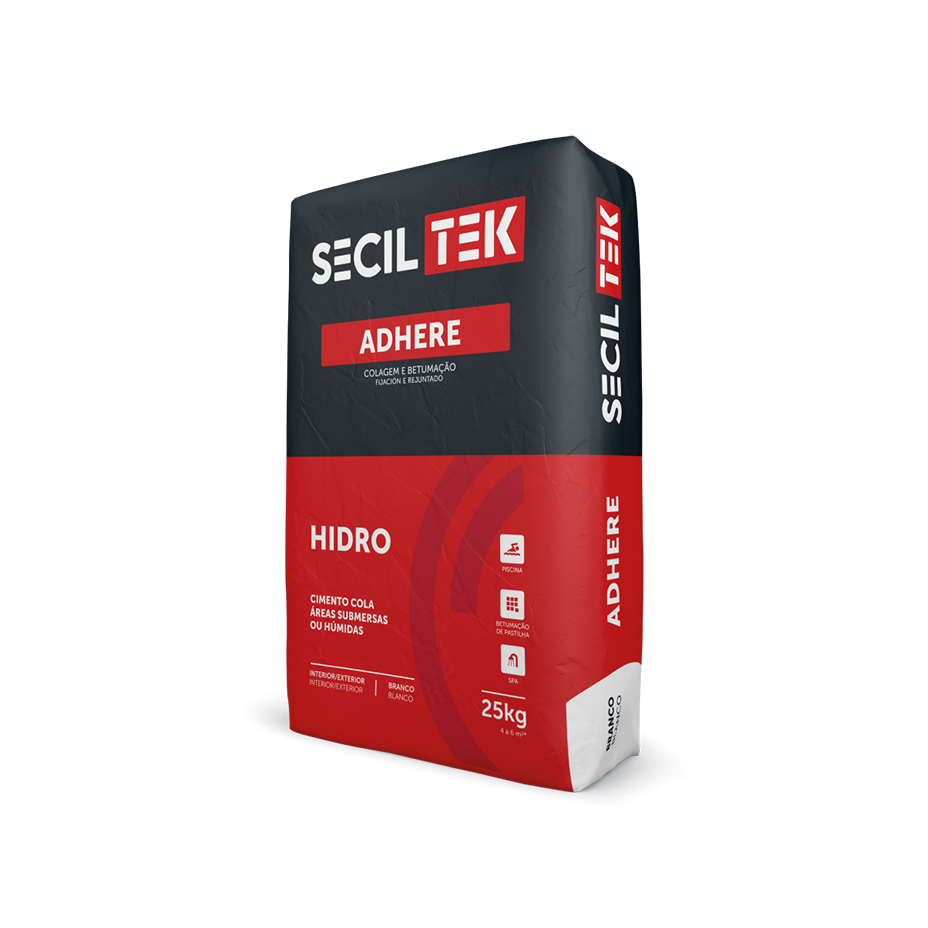 Cimento cola - ADHERE Hidro - 25kg - SECIL