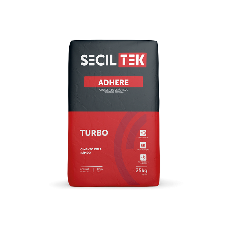 Cimento cola - ADHERE Turbo - 25kg - SECIL