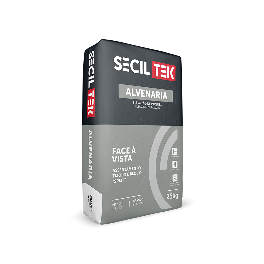 ALVENARIA FACE À VISTA - 25KG - SECIL