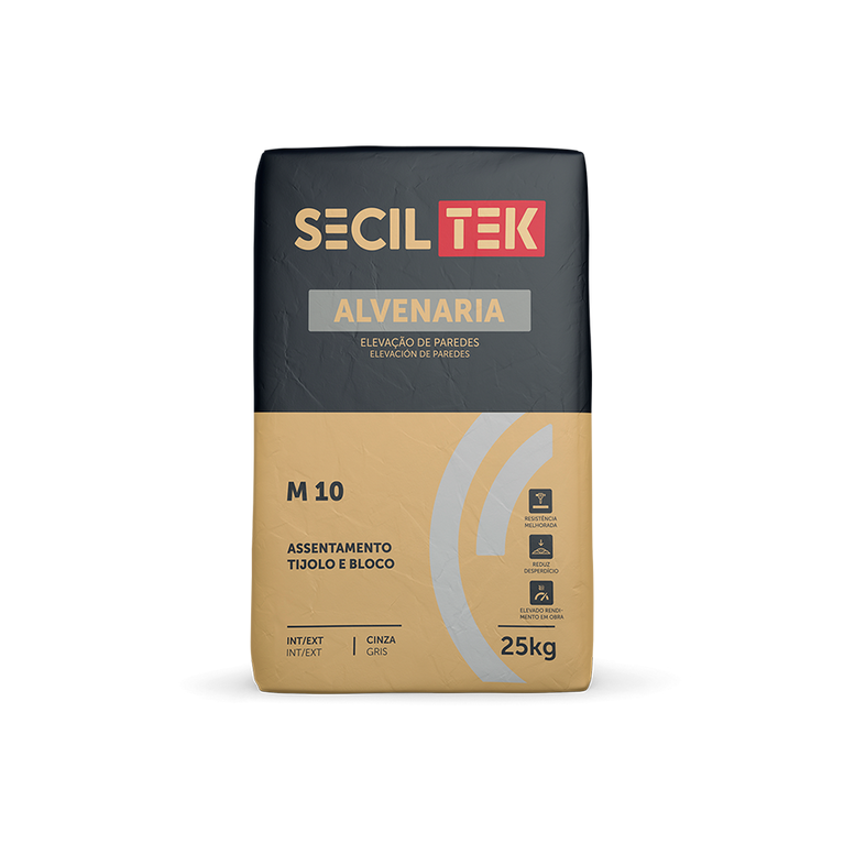 ARGAMASSA DE ALVENARIA M10 - 25KG - SECIL