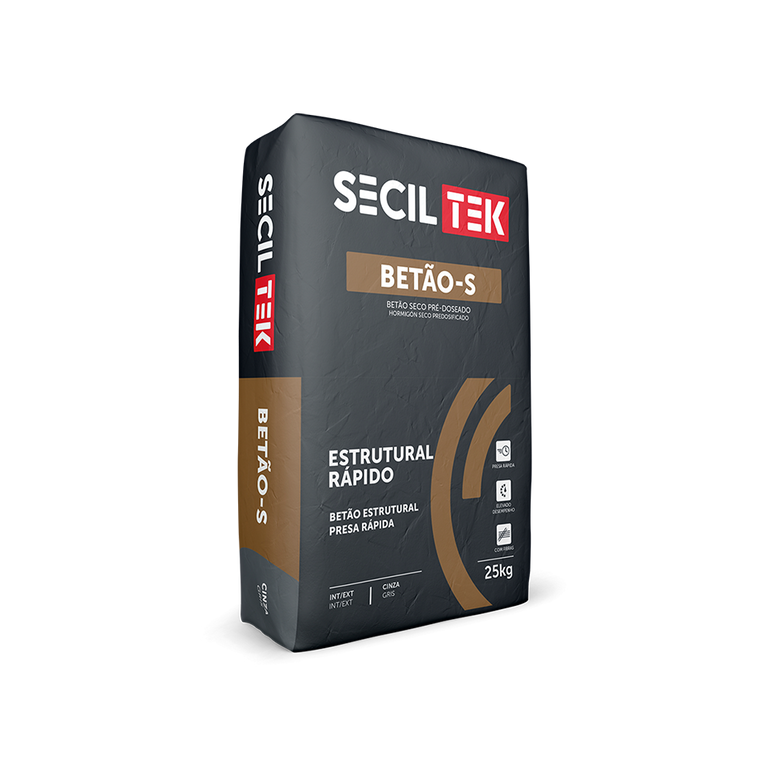 BETÃO-S ESTRUTURAL RÁPIDO 25KG - SECIL