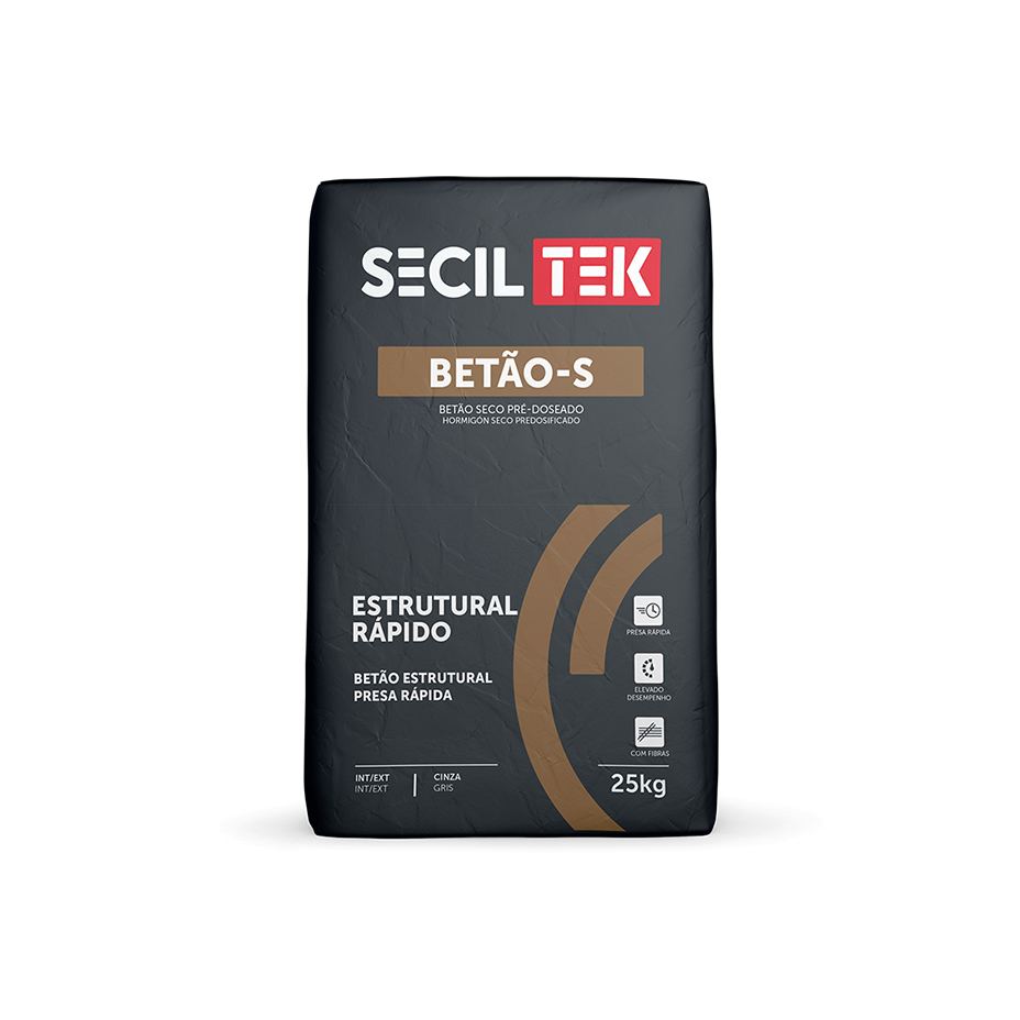 BETÃO-S ESTRUTURAL RÁPIDO 25KG - SECIL