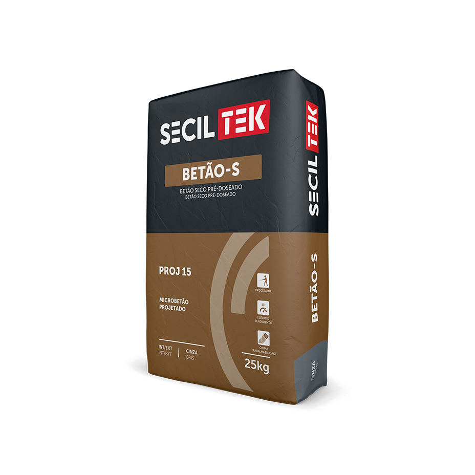 MICROBETÃO-S PROJ - 25KG - SECIL