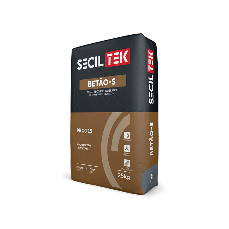MICROBETÃO-S PROJ - 25KG - SECIL