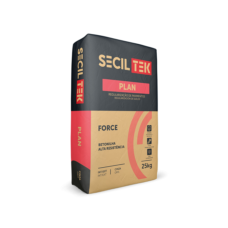 Plan Force - Argamassa para regularização - 25KG - SECIL
