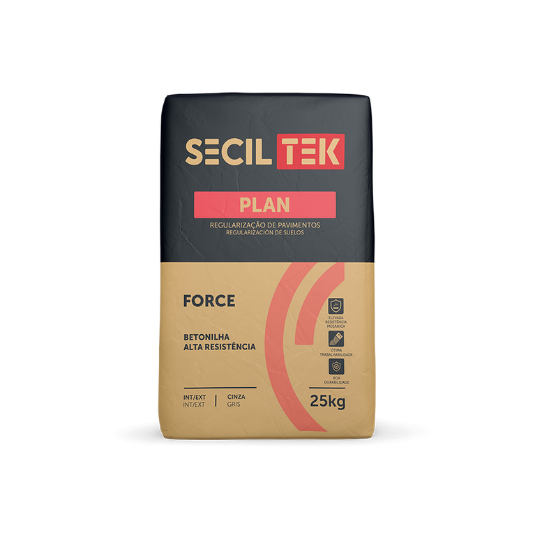 Plan Force - Argamassa para regularização - 25KG - SECIL