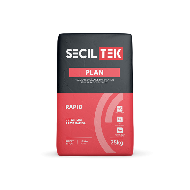 Plan Rapid - Argamassa para regularização - 25KG - SECIL