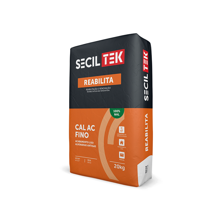 Reabilita Cal AC Fino - 25kg - SECIL